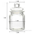 Food Grade Clear Glass Canister